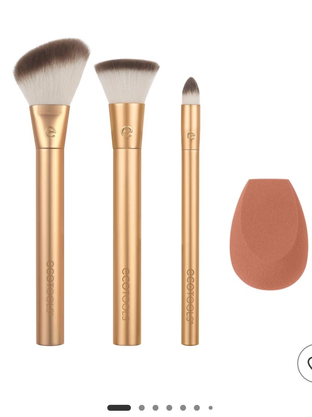 ecotools Precious Metals Brush Set - Rose Gold